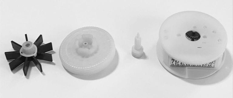 magnetická spojka vodoměru detail