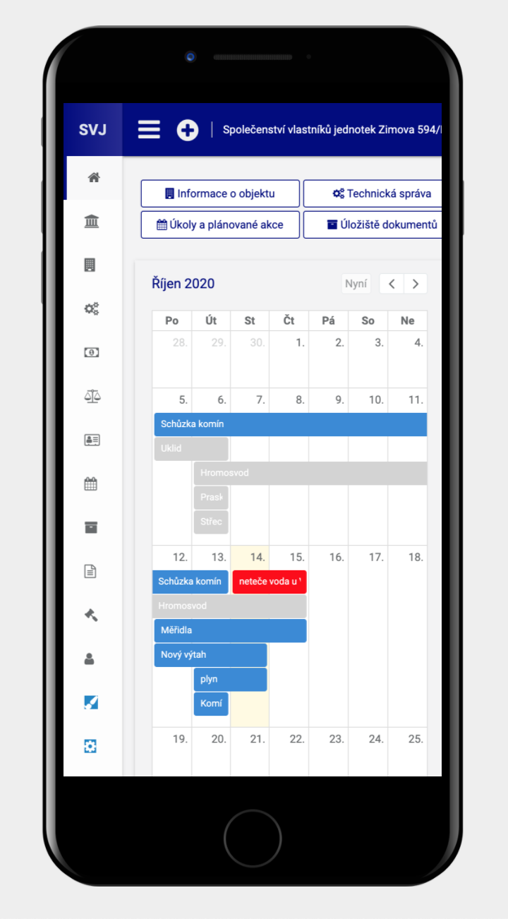 samospráva SVJ v mobilu