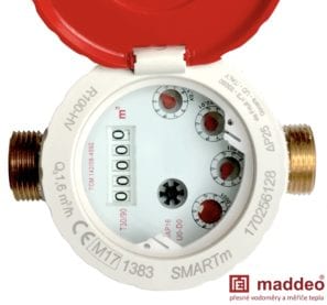 Přesný neovlivnitelný vodoměry Maddeo